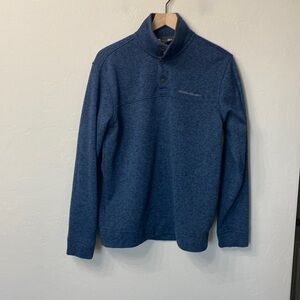 Eddie Bauer blue pullover jacket size medium